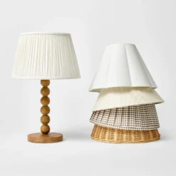 Turned Wood Stick Lamp Base Brown - Threshold™ Designed With Studio McGee -Threshold Designed W/Studio Mcgee GUEST 00638333 fdf6 423d 9471 188634a3e322