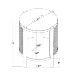 Portola Hills Woven Accent Table - Threshold™ Designed With Studio McGee -Threshold Designed W/Studio Mcgee GUEST 0561165f 7bd8 4818 b2e8 f2a443a2b510