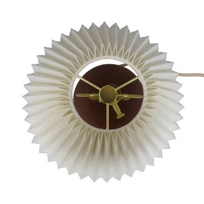 Oval Table Lamp With Pleated Shade (Includes LED Light Bulb) Red - Threshold™ Designed With Studio McGee 10 Oval Table Lamp With Pleated Shade (Includes LED Light Bulb) Red - Threshold™ Designed With Studio McGee - Image 8