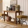 60'' Braided Console Table Walnut - Threshold™ Designed With Studio McGee -Threshold Designed W/Studio Mcgee GUEST 07fc209d d967 443e 817c 8fdd05fab63f