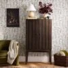 Palma Arched Fluted Cabinet Dark Brown - Threshold™ Designed With Studio McGee: Hardwood Frame, 2 Shelves, MDF Surface -Threshold Designed W/Studio Mcgee GUEST 0823ffa4 3e46 4954 999e ffc70b88a968