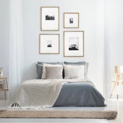 19.24" X 25.24" Matted To 8" X 10" Gallery Frame Natural Wood - Threshold™ Designed With Studio McGee -Threshold Designed W/Studio Mcgee GUEST 084527e0 0409 4e56 8136 8a42a3a112fa