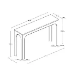 Thetford Console Table Gray - Threshold™ Designed With Studio McGee 13 Thetford Console Table Gray - Threshold™ Designed With Studio McGee -Threshold Designed W/Studio Mcgee GUEST 094e781e 9ba9 4573 90e2 20870689eed5