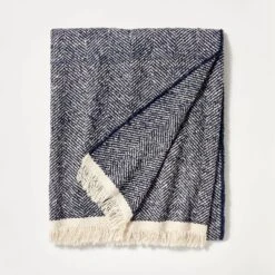 Herringbone Frayed Edges Throw Blanket - Threshold™ Designed With Studio McGee -Threshold Designed W/Studio Mcgee GUEST 10ebf0a7 3b1a 4fe8 99e3 b927512565df