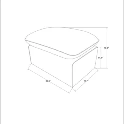 Slipcover Ottoman Blue - Threshold™ Designed With Studio McGee -Threshold Designed W/Studio Mcgee GUEST 112cedf4 2118 4a2e 98a4 95b17768ffb4