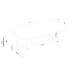 72" Linden Rectangular Wood Dining Table Black - Threshold™ Designed With Studio McGee -Threshold Designed W/Studio Mcgee GUEST 14a58017 55c6 43fd 9292 f84cbf4e43de