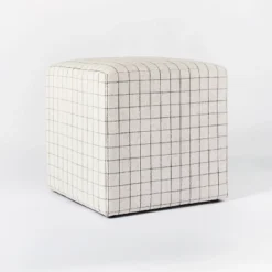Lynwood Square Upholstered Cube - Threshold™ Designed With Studio McGee -Threshold Designed W/Studio Mcgee GUEST 1afdd8c6 7f38 45c0 a987 618b90e96fa5