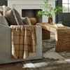Plaid Gauze Throw Blanket With Frayed Edges Brown - Threshold™ Designed With Studio McGee -Threshold Designed W/Studio Mcgee GUEST 1ba437a3 a8d8 49e7 900e bd25d8b0290c