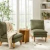 Talbert Pillow Top Slipper Chair With Casters - Threshold™ Designed With Studio McGee -Threshold Designed W/Studio Mcgee GUEST 1bfd7f0e d9dc 45e0 8443 e7c2a5fb0266