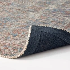 Persian Printed Poly/Wool Handmade Tufted Area Rug Blue/Brown - Threshold™ Designed With Studio McGee -Threshold Designed W/Studio Mcgee GUEST 1d4381fd 485a 406a a081 272318166008