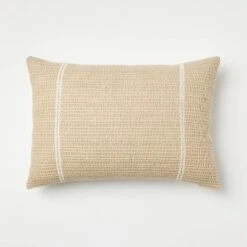 Oversize Embroidered Striped Throw Pillow Cream - Threshold™ Designed With Studio McGee -Threshold Designed W/Studio Mcgee GUEST 1ddb9719 cee8 4fd1 9365 47a3d094f05c