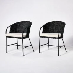 2pc Westcliff Seagrass Dining Chairs - Threshold™ Designed With Studio McGee -Threshold Designed W/Studio Mcgee GUEST 1ef013bb 4ce3 40b0 b848 cfeb6771829e