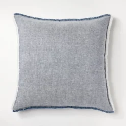 Oversized Reversible Linen Square Throw Pillow With Frayed Edges - Threshold™ Designed With Studio McGee -Threshold Designed W/Studio Mcgee GUEST 203bd06b aca7 4221 8c6f 8e72bb86ebc1