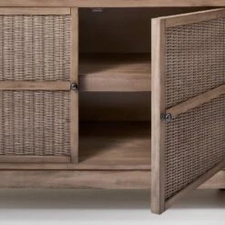 Brandeis Woven TV Stand For TVs Up To 60" Brown - Threshold™ Designed With Studio McGee 11 Brandeis Woven TV Stand For TVs Up To 60" Brown - Threshold™ Designed With Studio McGee -Threshold Designed W/Studio Mcgee GUEST 207e0e77 d234 4ee8 8261 19fba8aebd36