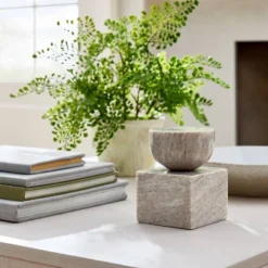 Modern Marble Figural Beige - Threshold™ Designed With Studio McGee