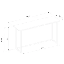 Hidden Hills Mixed Material Console Brown - Threshold™ Designed With Studio McGee -Threshold Designed W/Studio Mcgee GUEST 2719499f 79d5 46d7 85d0 2d484464afec