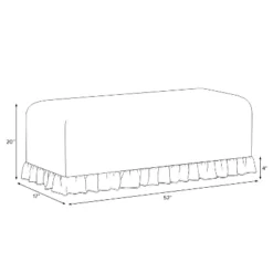 Ruffle Slipcover Dining Bench - Threshold™ Designed With Studio McGee -Threshold Designed W/Studio Mcgee GUEST 28a4185b 9f2c 4ea5 af90 760529378e16