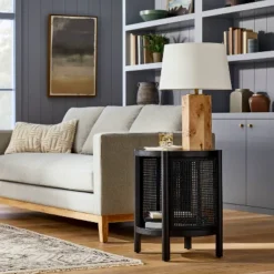 New Products 13 Portola Hills Woven Accent Table - Threshold™ Designed With Studio McGee