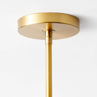 6-Light Ceiling Chandelier Brass - Threshold™ Designed With Studio McGee 6 6-Light Ceiling Chandelier Brass - Threshold™ Designed With Studio McGee - Image 4