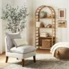72" Holladay Curved Wooden Bookcase - Threshold™ Designed With Studio McGee -Threshold Designed W/Studio Mcgee GUEST 36cf8426 d595 4723 a170 a967bfc097f3