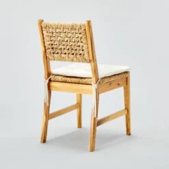 2pk Temescal Valley Wood And Woven Dining Chairs With Cushion Cream - Threshold™ Designed With Studio McGee -Threshold Designed W/Studio Mcgee GUEST 38d690c4 7a20 4fcd 9fd7 68f7f98e23c3