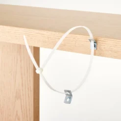 Bleached Oak Console Table Natural Wood - Threshold™ Designed With Studio McGee: Veneer & MDF, Rectangular Shape, Spot Clean -Threshold Designed W/Studio Mcgee GUEST 39c49642 fb29 4f54 a434 b44fa7491db4