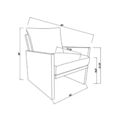 Duchesne Wood Accent Chair With Upholstered Seat And Back Cream - Threshold™ Designed With Studio McGee -Threshold Designed W/Studio Mcgee GUEST 3a353703 f817 4727 9d6d 17a0d88a2123