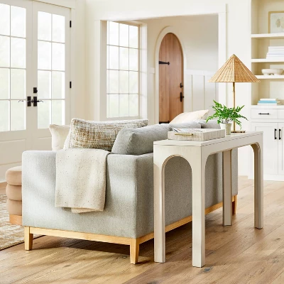 Thetford Console Table Gray - Threshold™ Designed With Studio McGee 3 Thetford Console Table Gray - Threshold™ Designed With Studio McGee