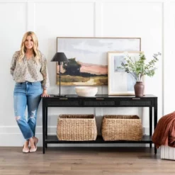 East Bluff Woven Drawer Console Table - Threshold™ Designed With Studio McGee -Threshold Designed W/Studio Mcgee GUEST 3fbfc6cc 1762 479f 85f6 5816e3ff493f