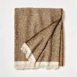 Herringbone Frayed Edges Throw Blanket - Threshold™ Designed With Studio McGee -Threshold Designed W/Studio Mcgee GUEST 42c9f33b f230 4f6c ac0e bec2802f98fa