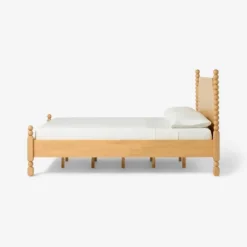 Modern Turned Wood Bed Brown - Threshold™ Designed With Studio McGee -Threshold Designed W/Studio Mcgee GUEST 44429a92 9468 46bf 8e8e d67e3ba4d35e