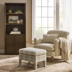 Threshold Designed W/Studio Mcgee 3 68.25" Dosinia Bookshelf Brown - Threshold™ Designed With Studio McGee