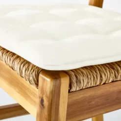 2pk Temescal Valley Wood And Woven Dining Chairs With Cushion Cream - Threshold™ Designed With Studio McGee -Threshold Designed W/Studio Mcgee GUEST 4da36d2c 3c3e 481f b3fd 7f53ac6a4693