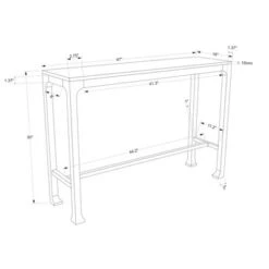 Belmont Shore Curved Foot Console Table Natural - Threshold™ Designed With Studio McGee Assembly Required -Threshold Designed W/Studio Mcgee GUEST 53d7fc2b 7c70 4352 8409 bb87d790dfd8