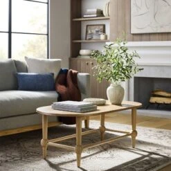 Darner Coffee Table Mango Veneer - Threshold™ Designed With Studio McGee