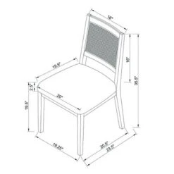 Oak Park Cane Dining Chair Black - Threshold™ Designed With Studio McGee -Threshold Designed W/Studio Mcgee GUEST 5e0d79ff e5da 47f6 89c1 777b56e7d3ca