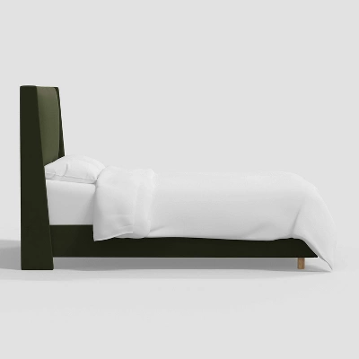 Encino Wingback Bed In Dry Velvet - Threshold™ Designed With Studio McGee 4 Encino Wingback Bed In Dry Velvet - Threshold™ Designed With Studio McGee - Image 2