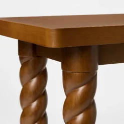 60'' Braided Console Table Walnut - Threshold™ Designed With Studio McGee -Threshold Designed W/Studio Mcgee GUEST 6137711a 1123 43a5 a47d 67534001fde1