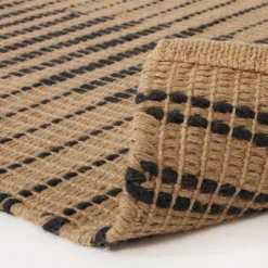 Reseda Hand Woven Striped Jute Cotton Area Rug Black - Threshold™ Designed With Studio McGee -Threshold Designed W/Studio Mcgee GUEST 63048137 bd58 46b7 abb2 3b417d7776e5