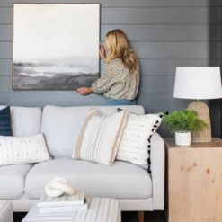 Lynwood Square Upholstered Cube - Threshold™ Designed With Studio McGee -Threshold Designed W/Studio Mcgee GUEST 6427eddb 4107 4c90 98b8 91f4c8333e20