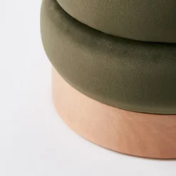 Clarkdale Channel Tufted Ottoman With Wood Base - Threshold™ Designed With Studio McGee -Threshold Designed W/Studio Mcgee GUEST 6b0f47ba dc03 48cc 8a01 bbb99d46752f