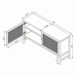 Palmdale Woven Door Console Natural - Threshold™ Designed With Studio McGee -Threshold Designed W/Studio Mcgee GUEST 6d225f38 58c8 4d6f a350 e4de6fff4cf2 1