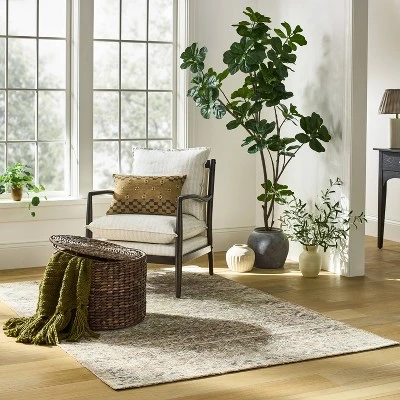 Woven Storage Ottoman Espresso - Threshold™ Designed With McGee 8 Woven Storage Ottoman Espresso - Threshold™ Designed With McGee - Image 6