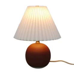 Oval Table Lamp With Pleated Shade (Includes LED Light Bulb) Red - Threshold™ Designed With Studio McGee 17 Oval Table Lamp With Pleated Shade (Includes LED Light Bulb) Red - Threshold™ Designed With Studio McGee -Threshold Designed W/Studio Mcgee GUEST 763f0407 a81f 46e4 8c04 f88c91961159