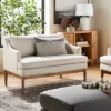 Howell Upholstered Loveseat With Wood Base Cream - Threshold™ Designed With Studio McGee -Threshold Designed W/Studio Mcgee GUEST 7c4f19ef d71a 408e 9e45 fd477877a86d