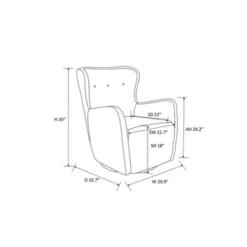 Kessler Swivel Accent Chair Cream Faux Shearling - Threshold™ Designed With Studio McGee: Luxury Glam Furniture, No Assembly Required -Threshold Designed W/Studio Mcgee GUEST 80530324 39e7 4c41 ab48 849b15825d7c