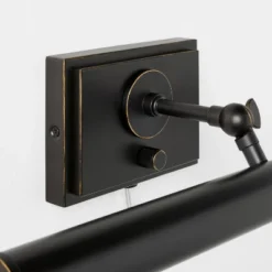 Wall Plug-in Sconce Black - Threshold™ Designed With Studio McGee: Integrated LED, Iron Shade, ETL Listed, Modern Decor -Threshold Designed W/Studio Mcgee GUEST 856552d9 993f 4dbc 9f9d 2e4f3cef4745