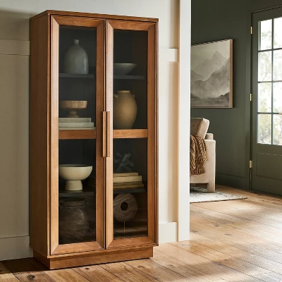 Kennington 2 Door Display Cabinet - Threshold™ Designed With Studio McGee 3 Kennington 2 Door Display Cabinet - Threshold™ Designed With Studio McGee