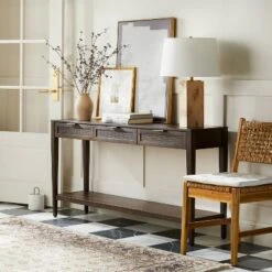 New Products 15 East Bluff Woven Drawer Console Table - Threshold™ Designed With Studio McGee