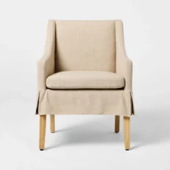 Camas Slipcover Dining Chair Khaki - Threshold™ Designed With Studio McGee